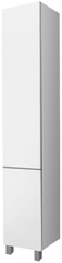 Шкаф-колонна напольная 350x300x1900 мм, двери, push-to-open, левый, цвет белый глянец ZZ