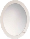 Зеркало Cristallo 100*80 см, крепеж в комплекте, цв.белый лак XX