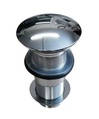 Донный клапан для сливного отверстия раковин без перелива и с переливом, нажимная Up & down, G 1 1/4, (металл цв.хром), Artceram
