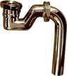 Сифон (гидрозатвор) для слива-перелива д/ванны, с отводом, (металл цв.бронза), BelBagno ZZ товар