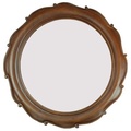 Зеркало Баккара 900*900*30, цвет коричневый, БЕЗ комплекта крепежа ZZ товар