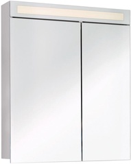 Зеркало-шкаф Uni-70 см, с подсветкой, цв.белый KL
