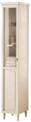 Шкаф напольный 38хh197х31см, SX (петли слева), цвет Avorio Patinato, (фурнит. бронза) Luigi XVI ZZ