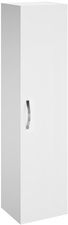 Пенал подвесной 35x30x140 см, с 1 распашной дверцей, цв. белый лак XX товар