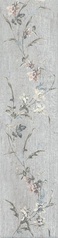 Кантри Шик серый декорированный|9.9x40.2