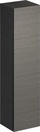 Шкаф пенал подвесн. 400хh1700х351мм, правый/левый, 2+4 полки, крепёж в комп., (цв. серый дуб), Xeno2 XX