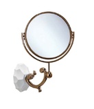 Зеркало настенное косметическое, (держат.керамич.,, металл цв. бронза), Imperial ZZ