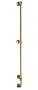 Полотенцесушитель вертикальный h1650х115мм, электрика + Box, один двойной крючок в компл., (цв. золото), Margaroli Armonia ZZ