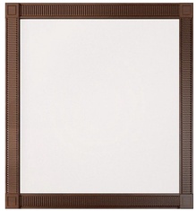 Зеркало Фреско 80, 790*990*22 мм, цвет орех, крепеж в комплекте XX