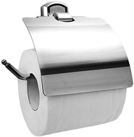 Держатель для туалетной бумаги с крышкой, настенный, хром, Oder