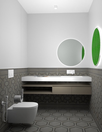 Туалет Kerama Marazzi Раваль дизайн