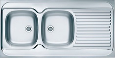 Мойка кухонная Alveus Classic 100 левая| 60x120x18