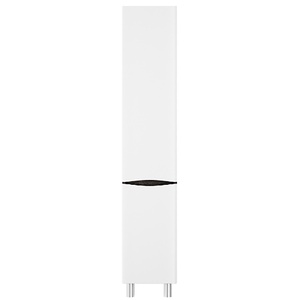 Шкаф-колонна напольная 350x300x1950 мм, на ножках, правый, цвет белый/венге XX