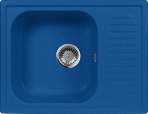 Мойка кухонная AquaGranitEx M-13 синяя| 49x64x19