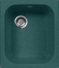 Мойка кухонная AquaGranitEx M-17 зеленая| 48x42x19