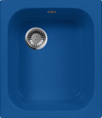 Мойка кухонная AquaGranitEx M-17 синяя| 48x42x19