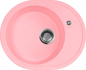 Мойка кухонная AquaGranitEx M-18l розовая| 46x57x18