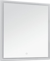 Зеркало с подсветкой Nova Lite-75, цв.белый, крепеж в комплекте