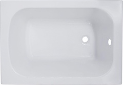 Акриловая ванна Aquanet Seed 100x70 см, БЕЗ каркаса, сифона и панелей, цв. белый ZZ