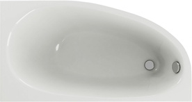 Акриловая ванна "Дива", 160*90 см, левая, БЕЗ фронтальной панели сифона и каркаса ZZ