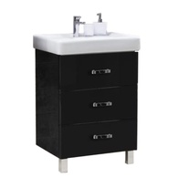 Мебель для ванной Америна М 60 черная ZZ |60x47x84.5