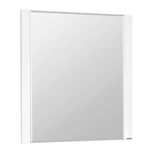 Зеркало Ария 80 800*858*21, цвет белый глянец, крепеж в комплекте ZZ