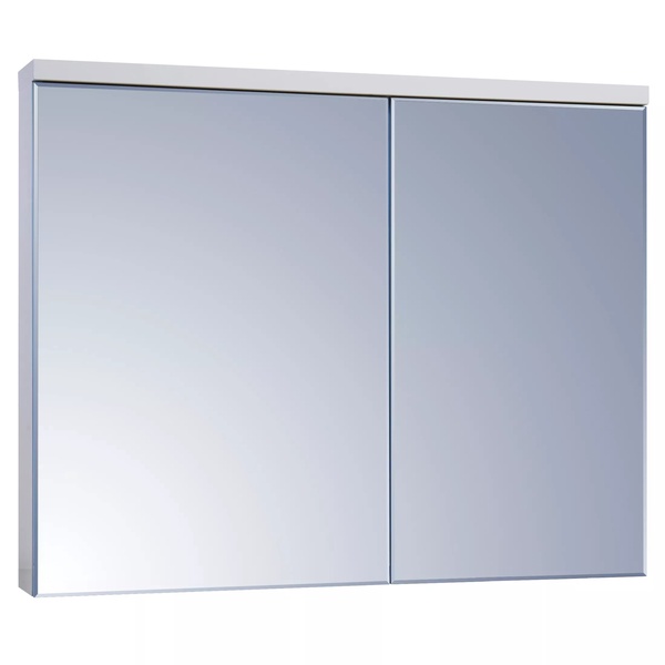 Зеркало-шкаф "Брук" 1000*800*20, с выключателем и розеткой, крепеж в комплекте ZZ