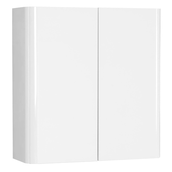 Шкафчик подвесной "Шерилл" 560x203x588мм, двухстворчетый,  цв.белый ZZ