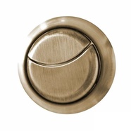 Кнопка смыва для арматуры бачка унитаза, (цв. бронза), Boheme ZZ