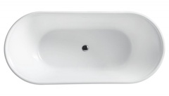 Ванна 1700x790xh600мм, акрил, отдельностоящая, слив-перелив цв.хром в комплекте, BelBagno ZZ товар