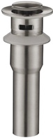 Донный клапан для сливного отверстия раковин с переливом, нажимной Clic-Clac, (нерж.сталь цв.сатин), Belbagno ZZ товар