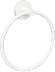 Полотенцедержатель-кольцо, (цв.белый матовый), White ZZ