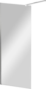Душевая перегородка 1200хh1950мм, правая/левая, (стекло прозрачное 8мм, поперечный кронштейн 700-1050мм, фурнит. цв.хром), Liberta ZZ