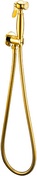 Гигиенический душевой набор (лейка, шланг 120см, шланговое подсоединение со встроенным держателем), (цв.золото), Cezares ZZ
