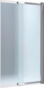 Штора на ванну, 2-х секц., раздвижная, (правая/левая), 1000хh1500мм, (проф. хром, стекло 5мм рифленое Punto), Slider ZZ