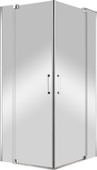 Душ уголок с рапаш. дверьми (900-1000)x(900-1000)x1950,(стекл.прозр.8мм,фурнит.цв.хром),SliderZZ