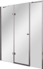 Дверь в нишу 1800хh1950мм, с неподвижными сегментами, правая/левая, вход 550мм, (стекло прозр.6мм, фурнитура цв.хром), Verona ZZ