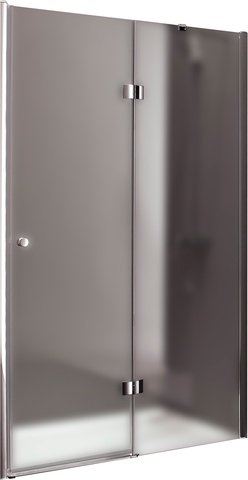 Душевая дверь 1000x1950 мм, распаш. дверь, с неподв.стенкой (стекло Punto 6мм, фурн/хром), Verona ZZ