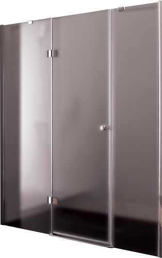 Душевая дверь 1300x1950 мм, стекло-Punto, профиль-хром, VERONA ZZ