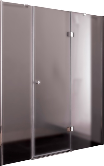Душевая дверь1500x1950 мм, стекло-Punto, профиль-хром, Verona ZZ