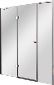 Душевая дверь1300x1950 мм, стекло-прозрачное, профиль-хром, Verona ZZ
