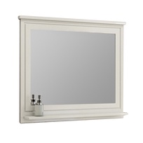 Зеркало "Феррара"-100 см, цв.белый