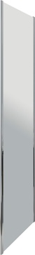 Боковая стенка 900хh2000мм, для распашной двери, (правая/левая), (профиль алюм.матов, стекло 6мм прозрачное), Ц/С 40/10 MK 500 ZZ