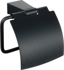 Держатель туалетной бумаги с крышкой Trend , цвет черный ZZ