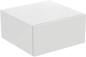 Шкафчик подвесной 500х503хh245мм, с 1 ящиком, нажимное открывание, с крепежом, (цв.белый лак глянец), Adapto ZZ