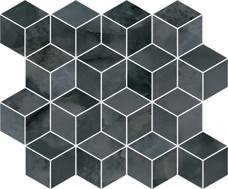 Декор Джардини серый темный мозаичный |45x37,5