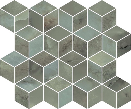 Декор Джардини зеленый мозаичный |45x37,5