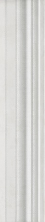 Бордюр Багет Левада серый светлый глянцевый |25х5,5