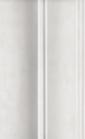 Плинтус Левада серый светлый глянцевый |15x25