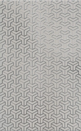 Декор Ломбардиа серый |25x40
